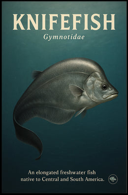 Knifefish Gymnotidae Poster