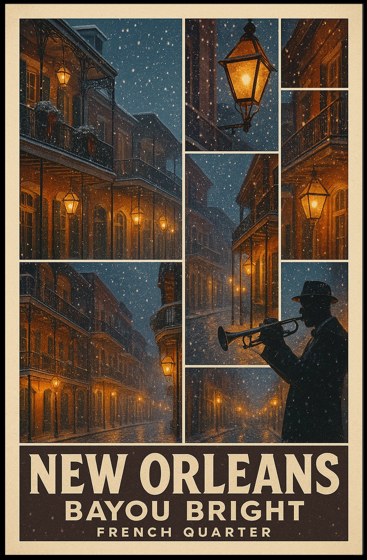 New Orleans Bayou Bright Poster