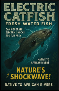 Electric Catfish Natures Shockwave Poster