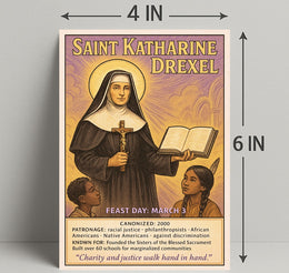 Saint Katharine Drexel Poster PosterGoat