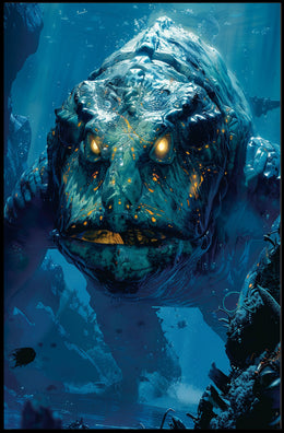 Mythical Sea Creature Artistry: Fantasy or Mythology Poster PosterGoat