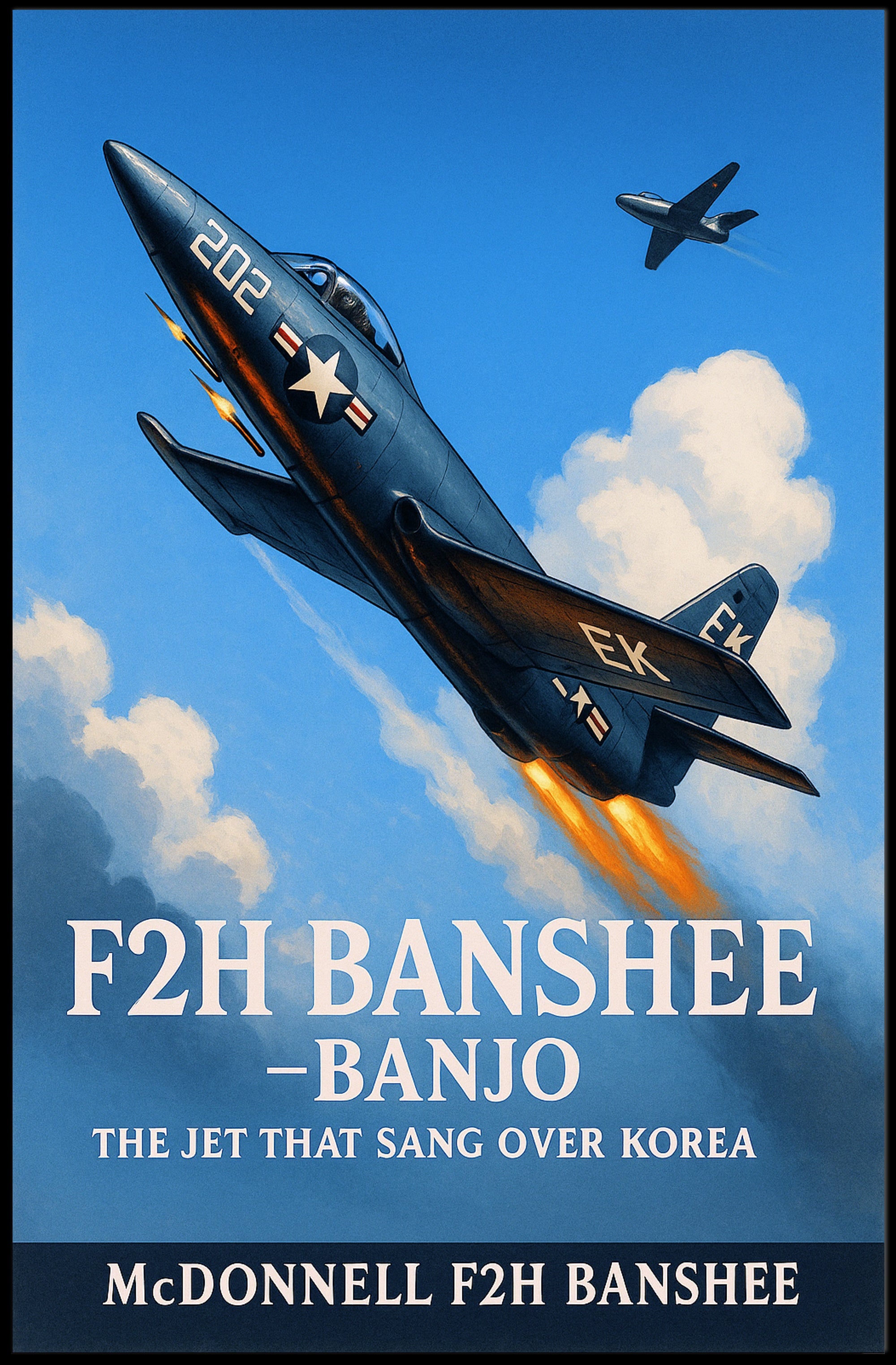 F2H Banshee The Jet That Sang Over Korea Poster PosterGoat