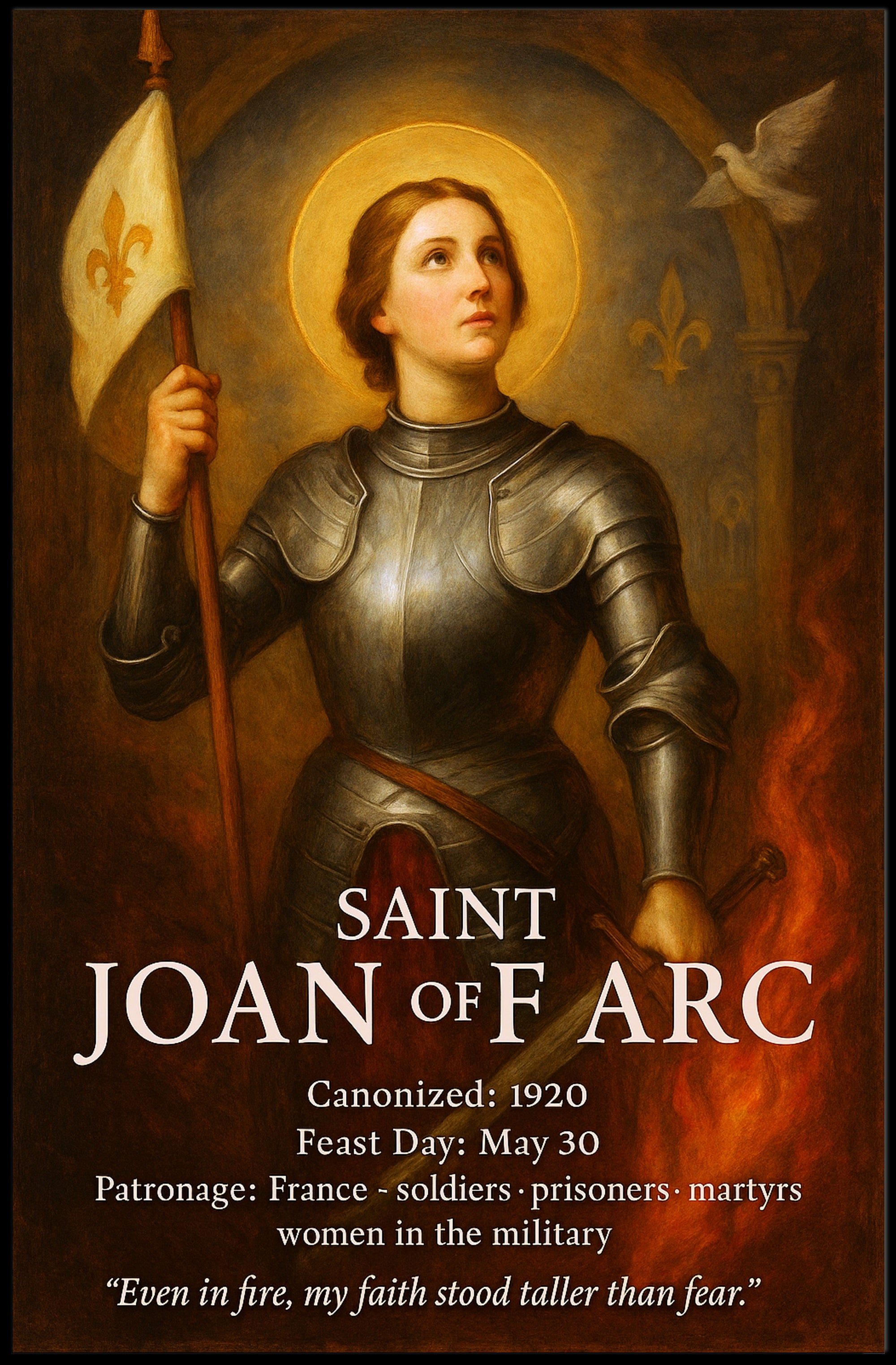 Saint Joan of Arc Poster PosterGoat
