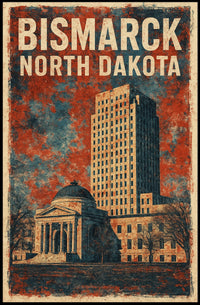 Bismarck, North Dakota Poster