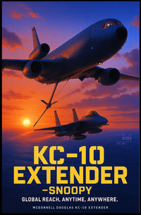 KC-10 Extender Snoopy Poster PosterGoat