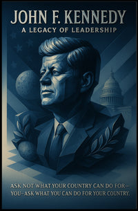 John F. Kennedy A Legacy Of Leadership Poster
