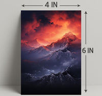 Majestic Mountain Sunrise Poster