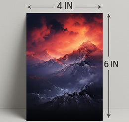 Majestic Mountain Sunrise Poster