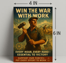 World War II Labor Contribution Poster