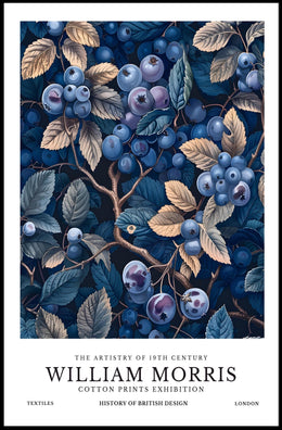 William Morris Cotton Prints Exhibition Poster