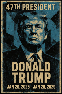 Trump Visionary Leadership Patriotism Realism Poster