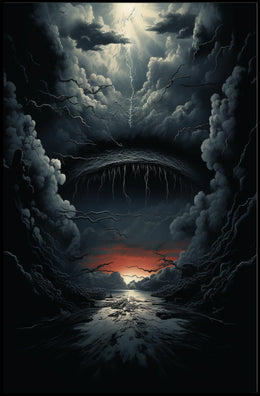 Dramatic Surreal Landscape Fantasy Art Poster