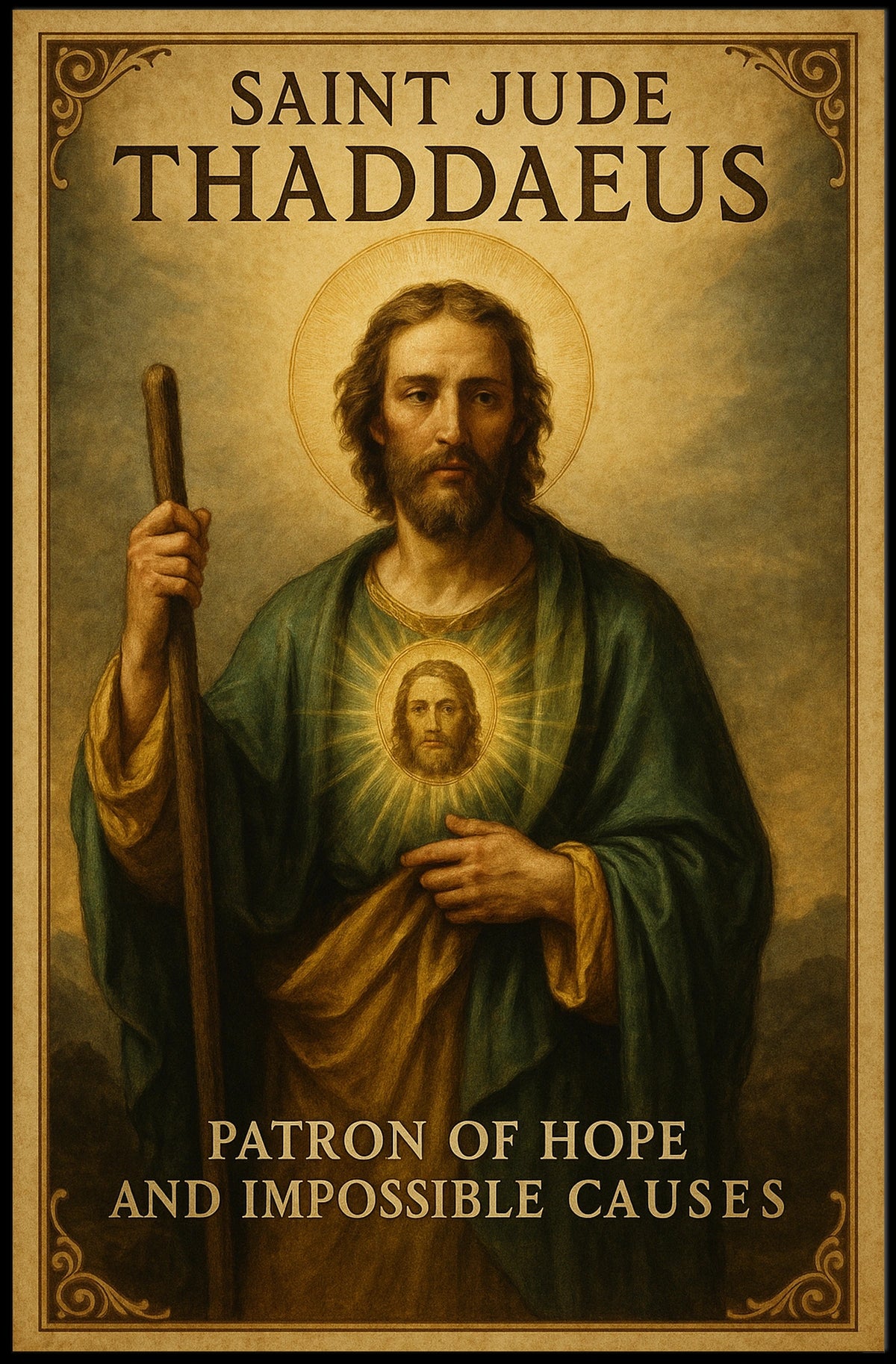Saint Jude Thaddaeus Patron of Hope Poster