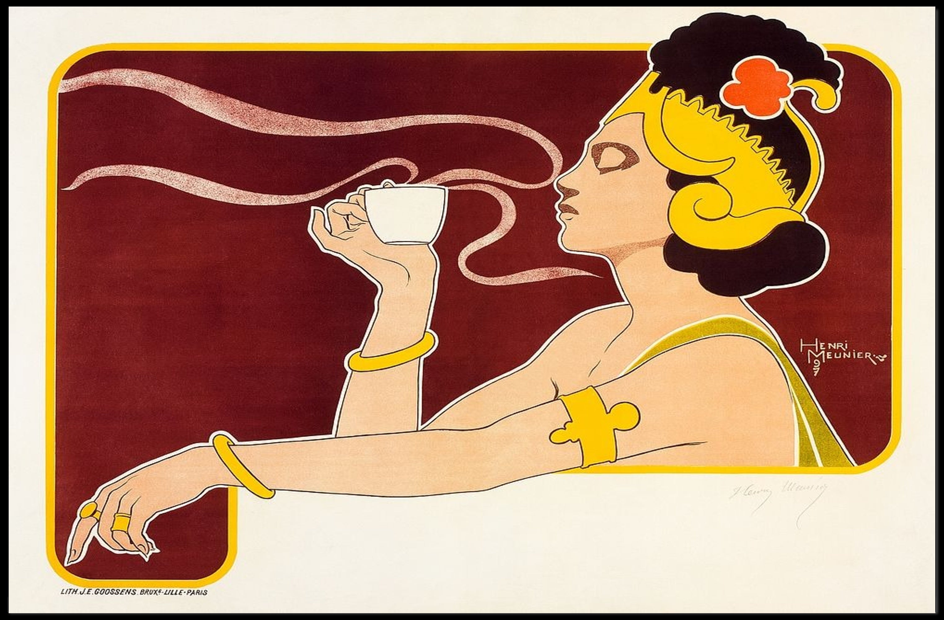 Art Nouveau Elegance Poster