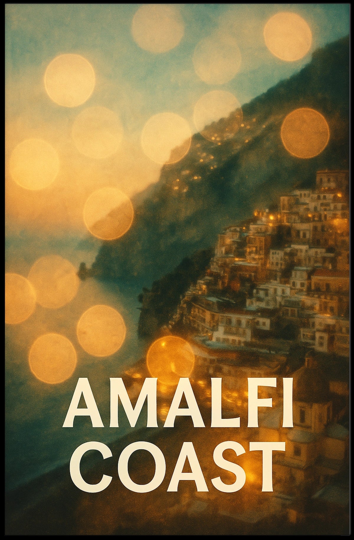 Amalfi Coast Dreamscape Poster