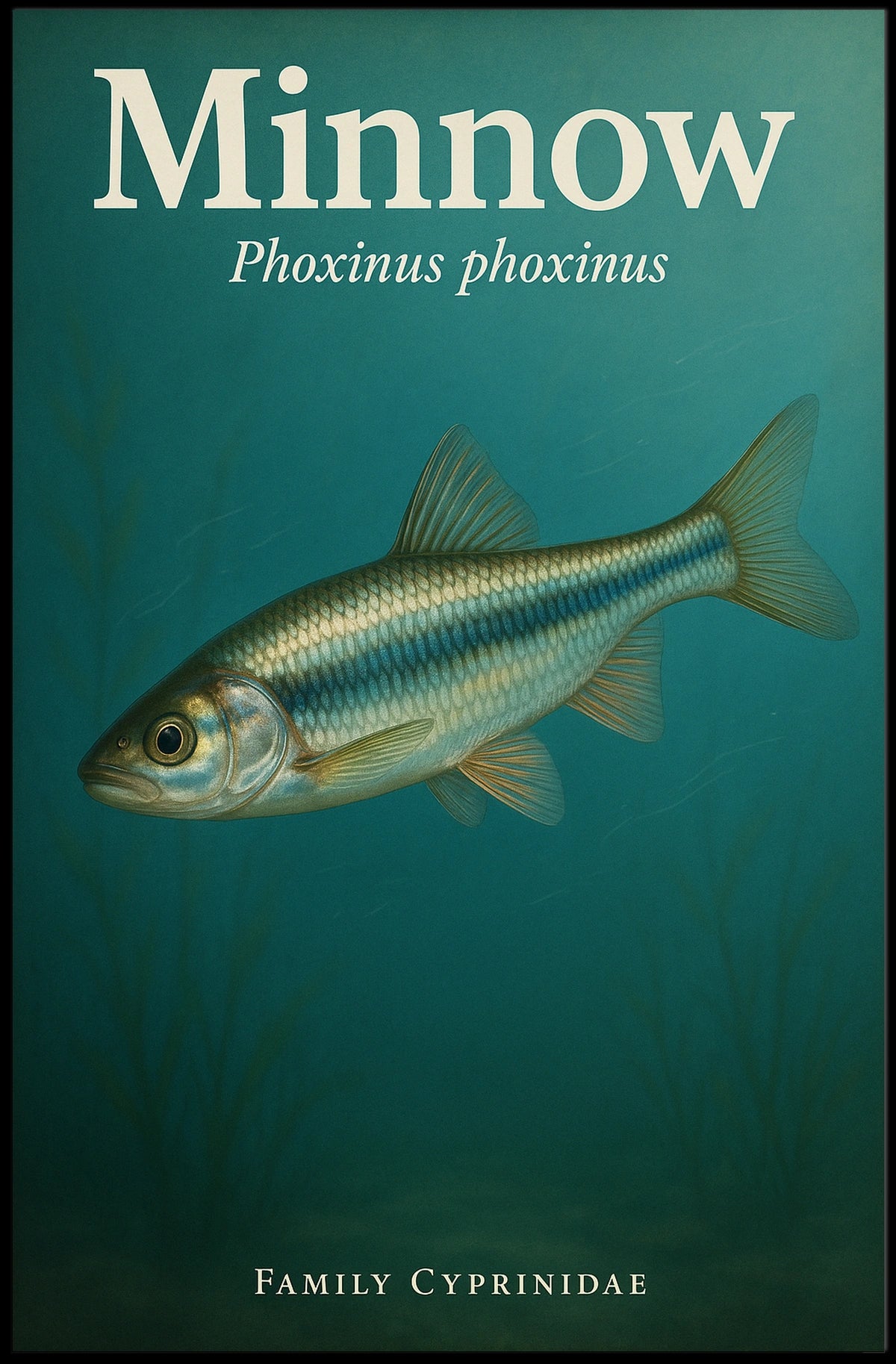 Minnow Phoxinus Phoxinus Poster