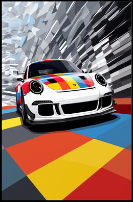 Vibrant Speed Poster PosterGoat