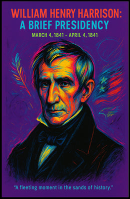William Henry Harrison A Brief Presidency Poster