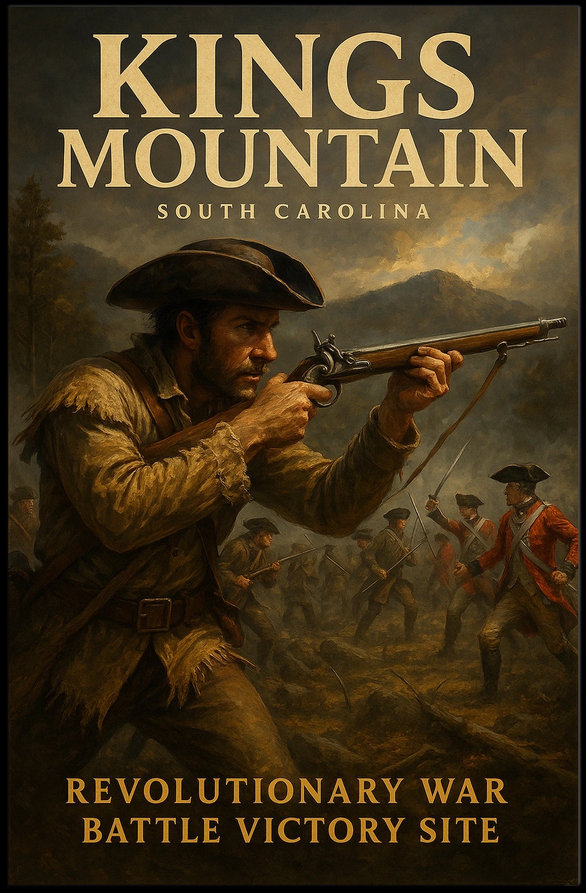 Kings Mountain Revolutionary War Poster
