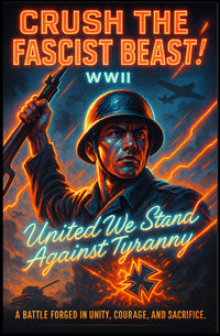 Crush the Fascist Beast Poster