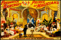 Frederick Bancroft's Oriental Magic Show Cultural Heritage Poster