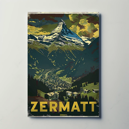 Zermatt Vintage Poster