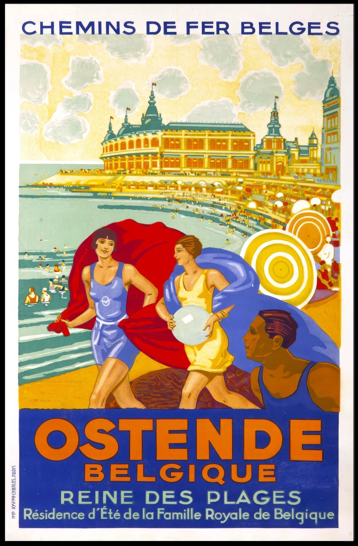 Ostende Queen Of The Beaches Poster
