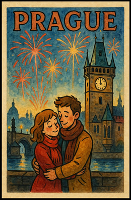 Artistic Vibes: Abstract Colors and Shapes Poster