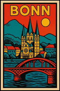 Bonn Cityscape Poster