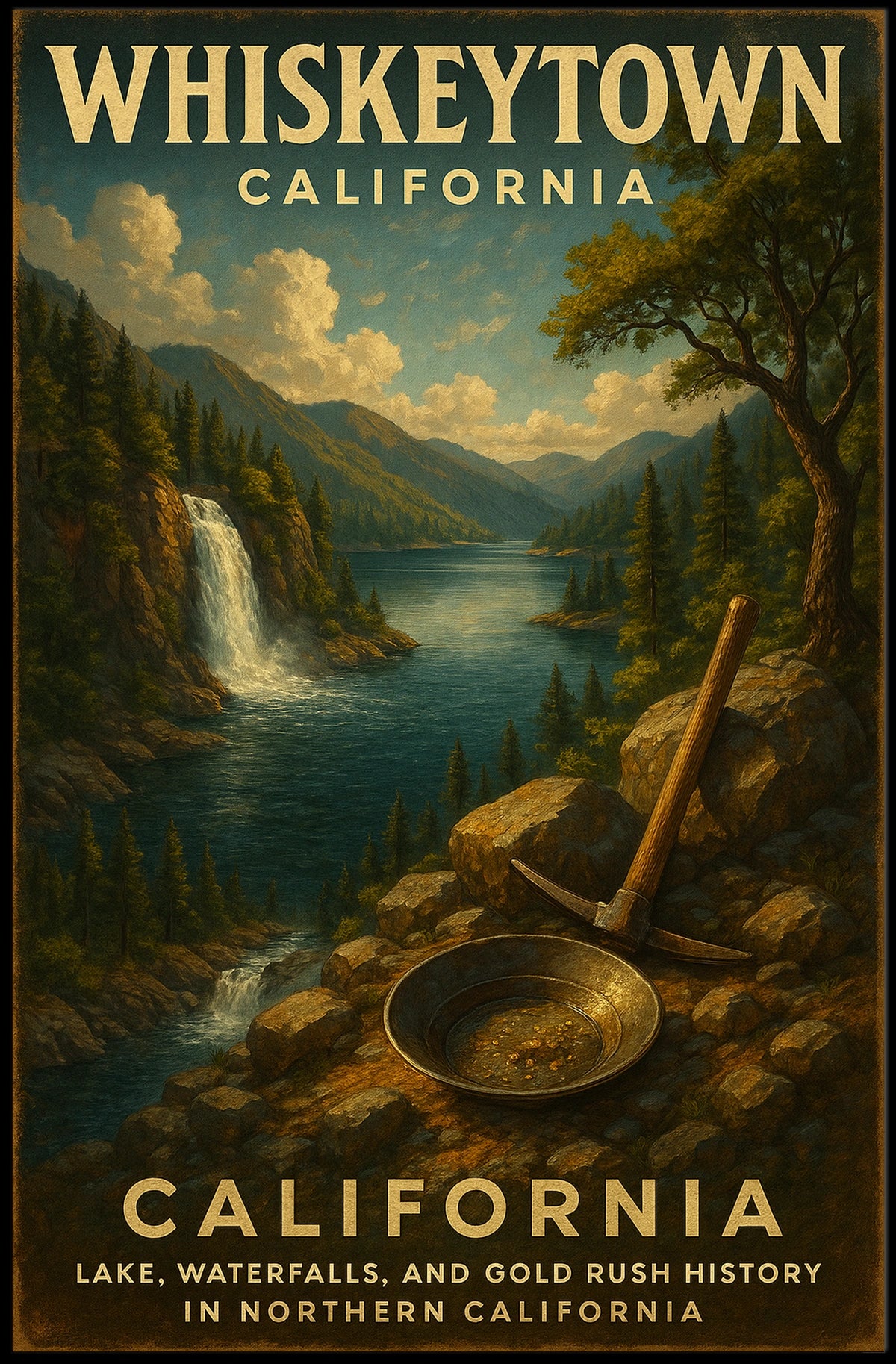 Whiskeytown, California Poster