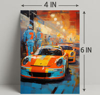 Racing Thrills Poster PosterGoat