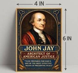 John Jay Architect of American Justice Poster PosterGoat