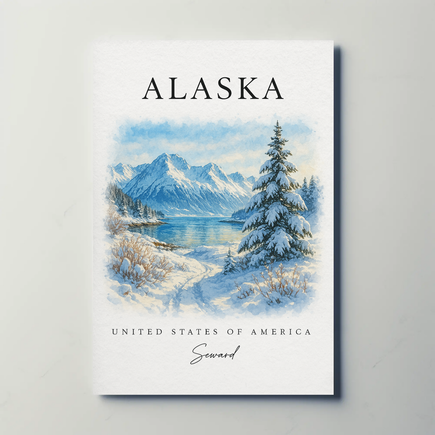 Alaska, Anchorage Signature Series Vintage Travel Poster