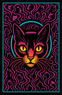 Mystical Cat Art Poster