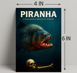 Piranha A Dangerous Breed of Terror Poster PosterGoat