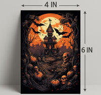 Haunted Halloween Night Poster