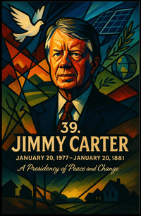 Jimmy Carter United States Leader Fine Art Print PosterGoat