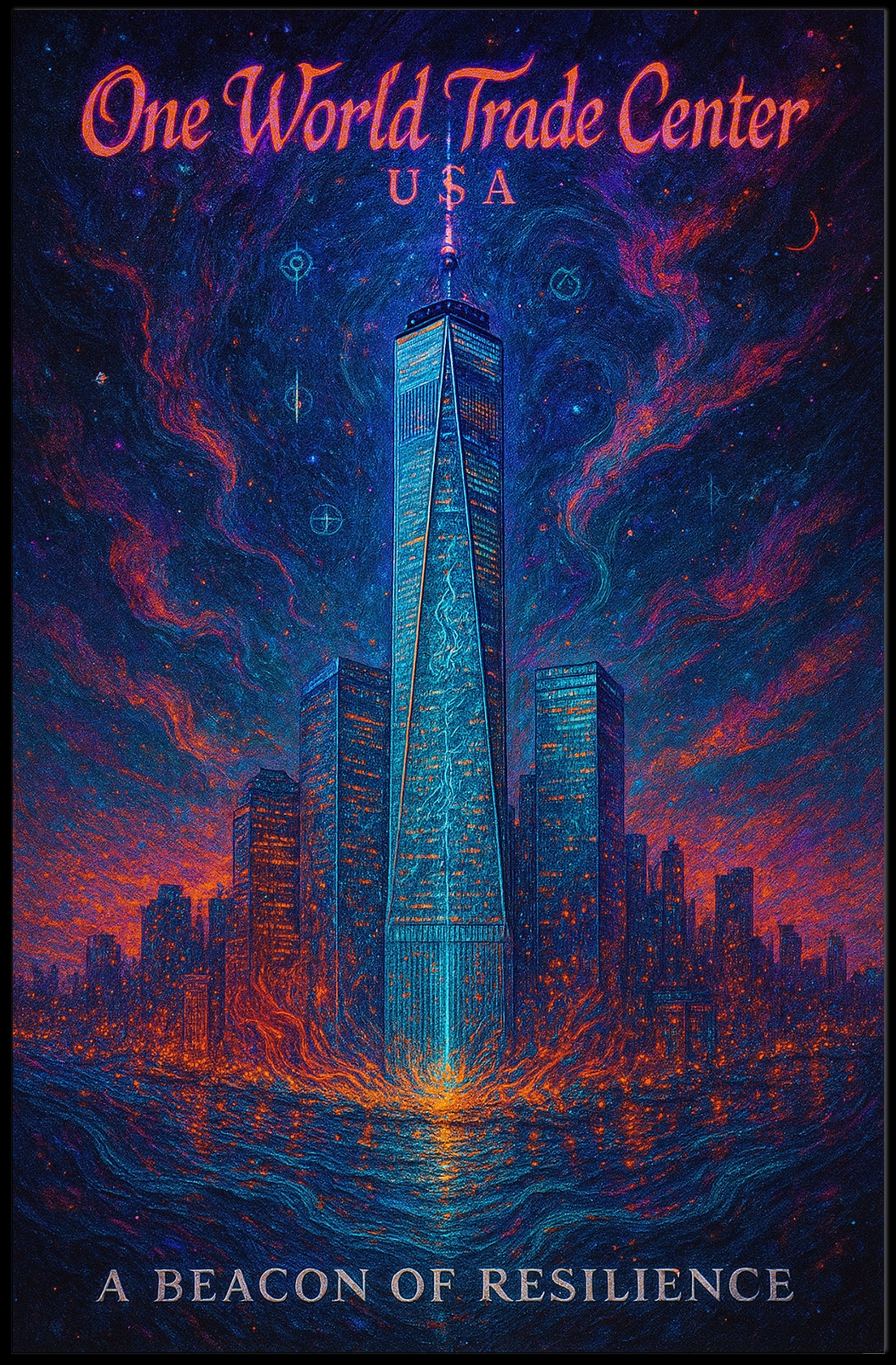 One World Trade Center Poster A Beacon Of Resilience