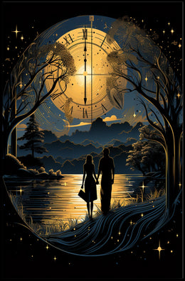 Romantic Cosmic Illusionary Fantasy Art Poster