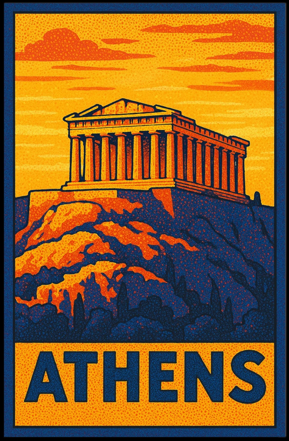 Athens The Parthenon Poster