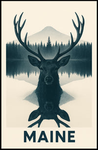 Maine Wilderness Poster