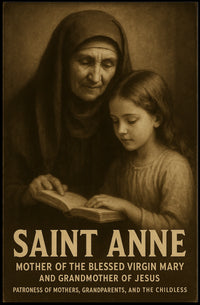 Saint Anne Patroness Of Mothers And Poster