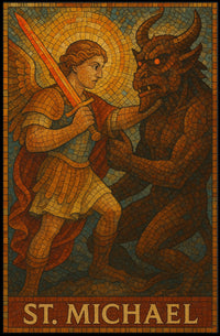 Saint Michael Sacred Art poster