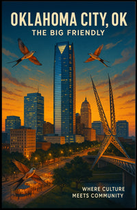 Oklahoma City The Big Friendly Poster