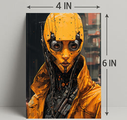 Futuristic Sentinel Poster PosterGoat