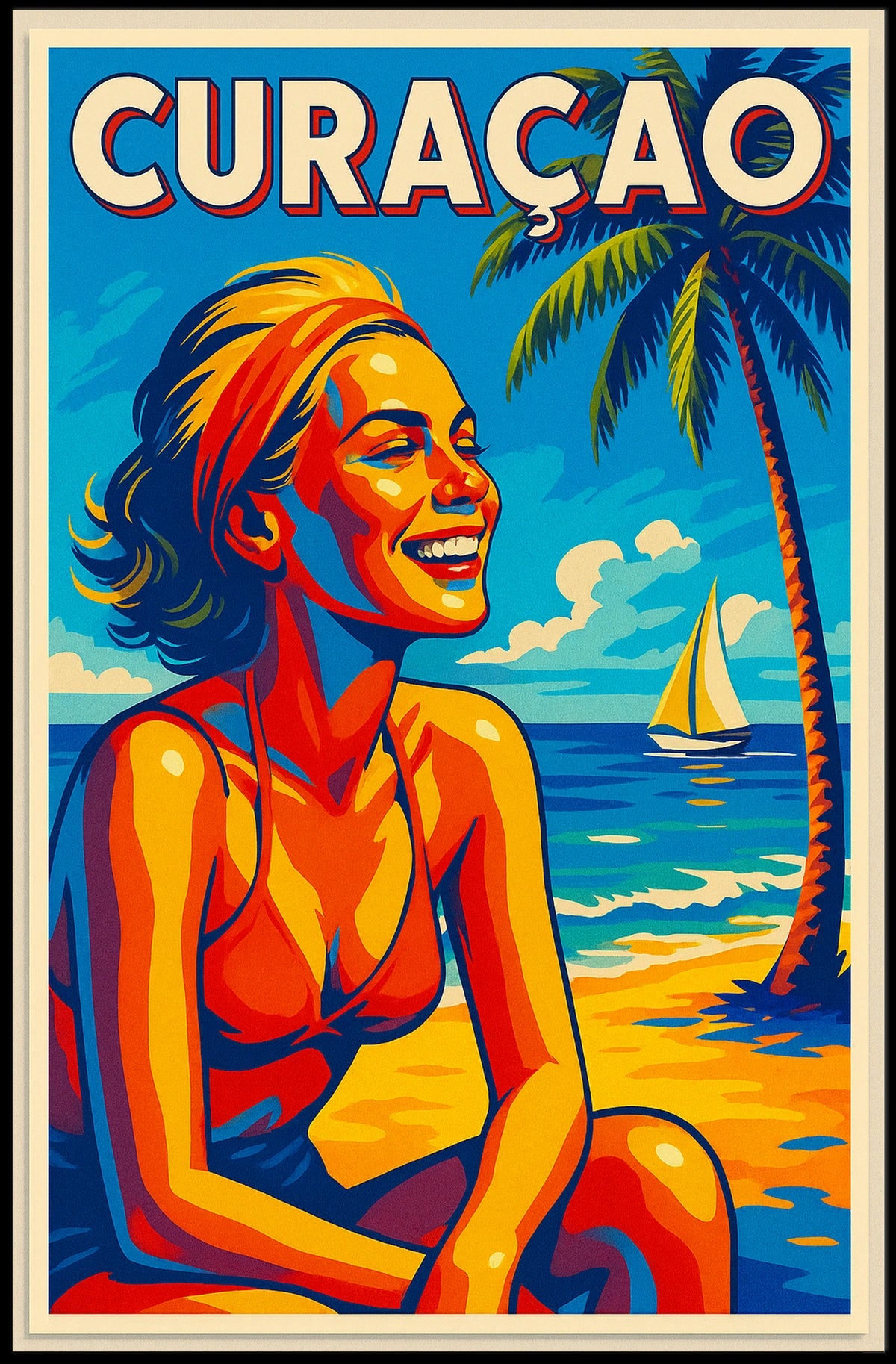 Curaçao Beach Vibes Poster