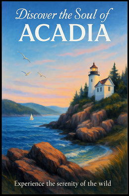 Discover the Soul of Acadia Poster