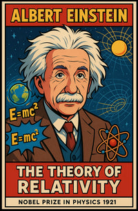 Albert Einstein The Theory Of Poster