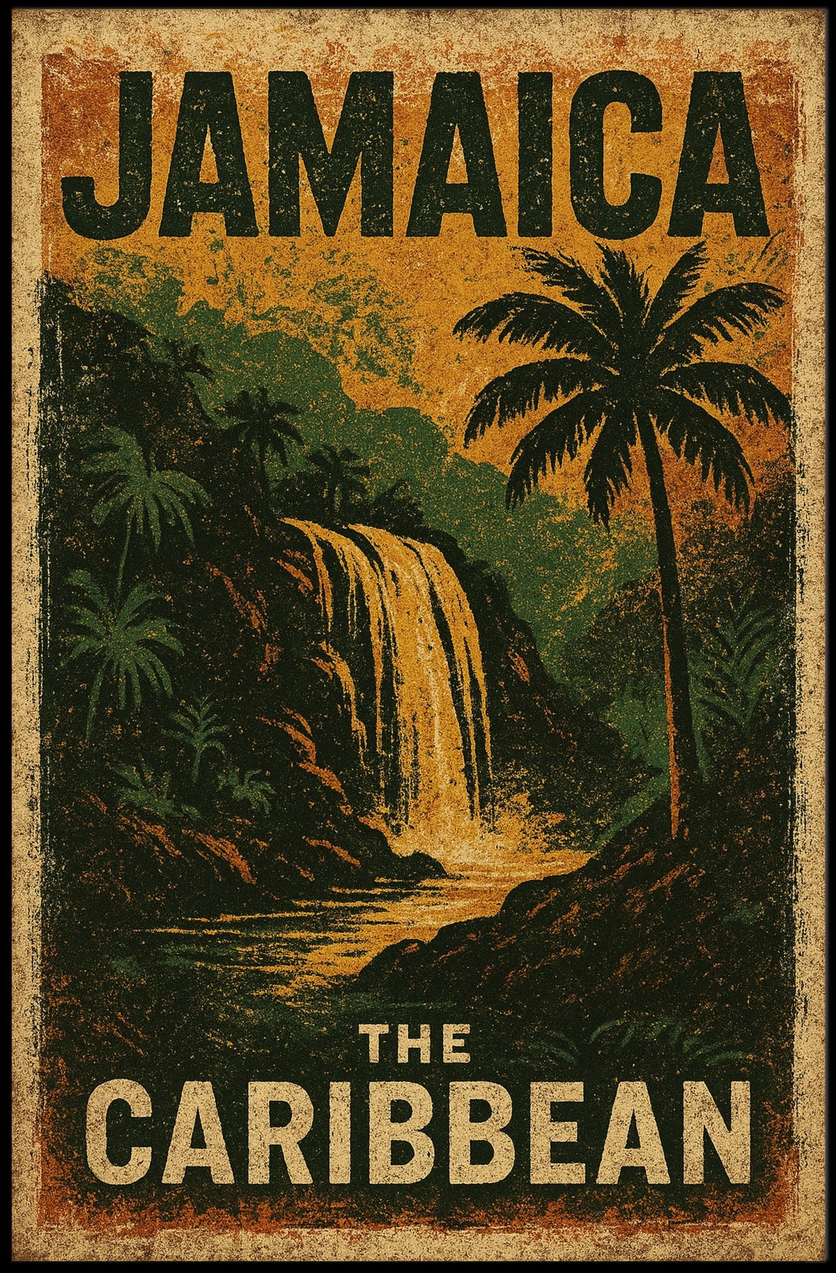 Jamaica The Caribbean Poster