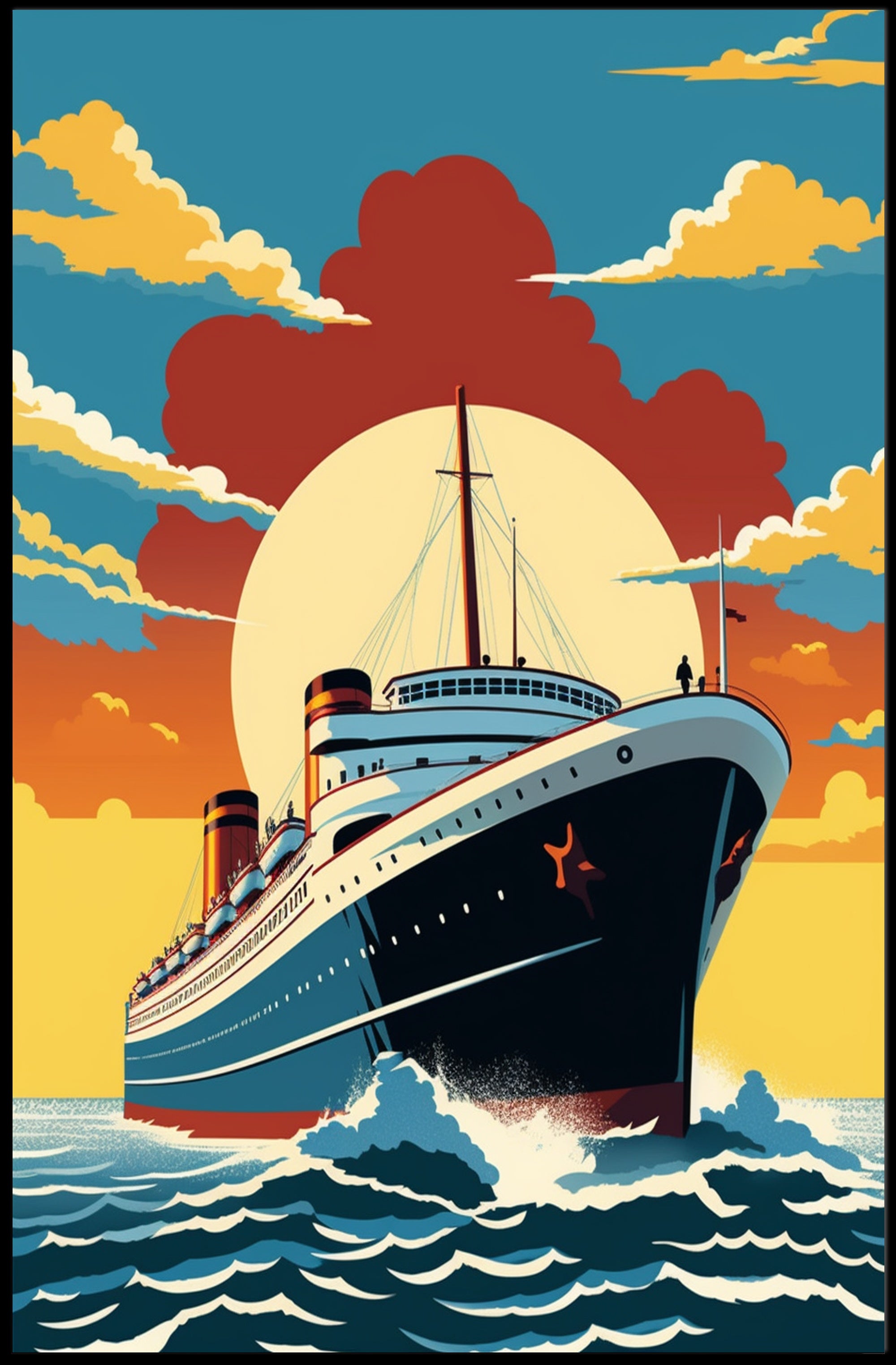 Voyage into the Sunset Poster
